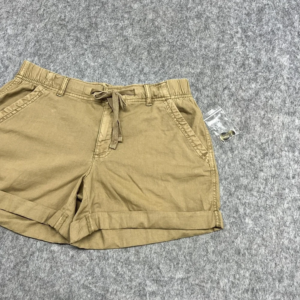 Sonoma Shorts Womens M Beige Utility Drawstring Twill Casual Goods For Life - Picture 5 of 16